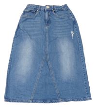Modrá riflová sukně Denim Co.