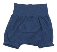 Tmavomodré melírované baggy kraťasy Ergee