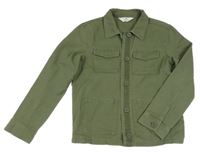 Khaki riflová košilová bunda H&M