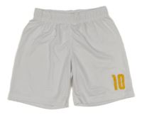 Bílé sportovní kraťasy s číslem H&M