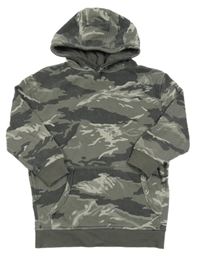 Šedá army mikina s kapucí George