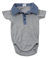 Šedé melírované polo body H&M