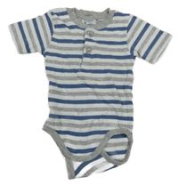Modro-šedo-bílé barevné pruhované body Impidimpi