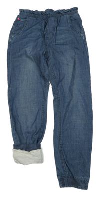 Modré podšité cuff rifle Denim Co.