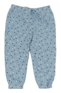 Světlemodré vzorované tepláky Primark