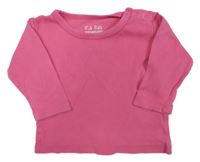 Tmavorůžové triko H&M
